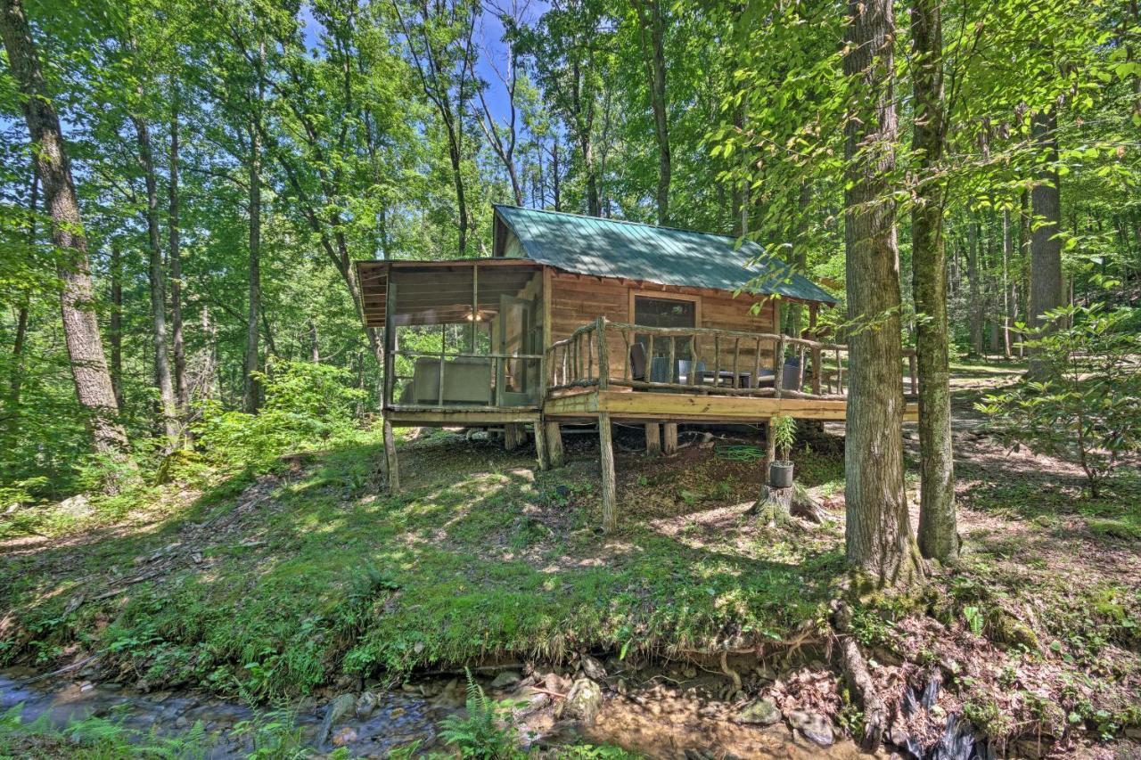 Creekside Cabin With Deck In Pisgah Forest! Barnardsville Экстерьер фото