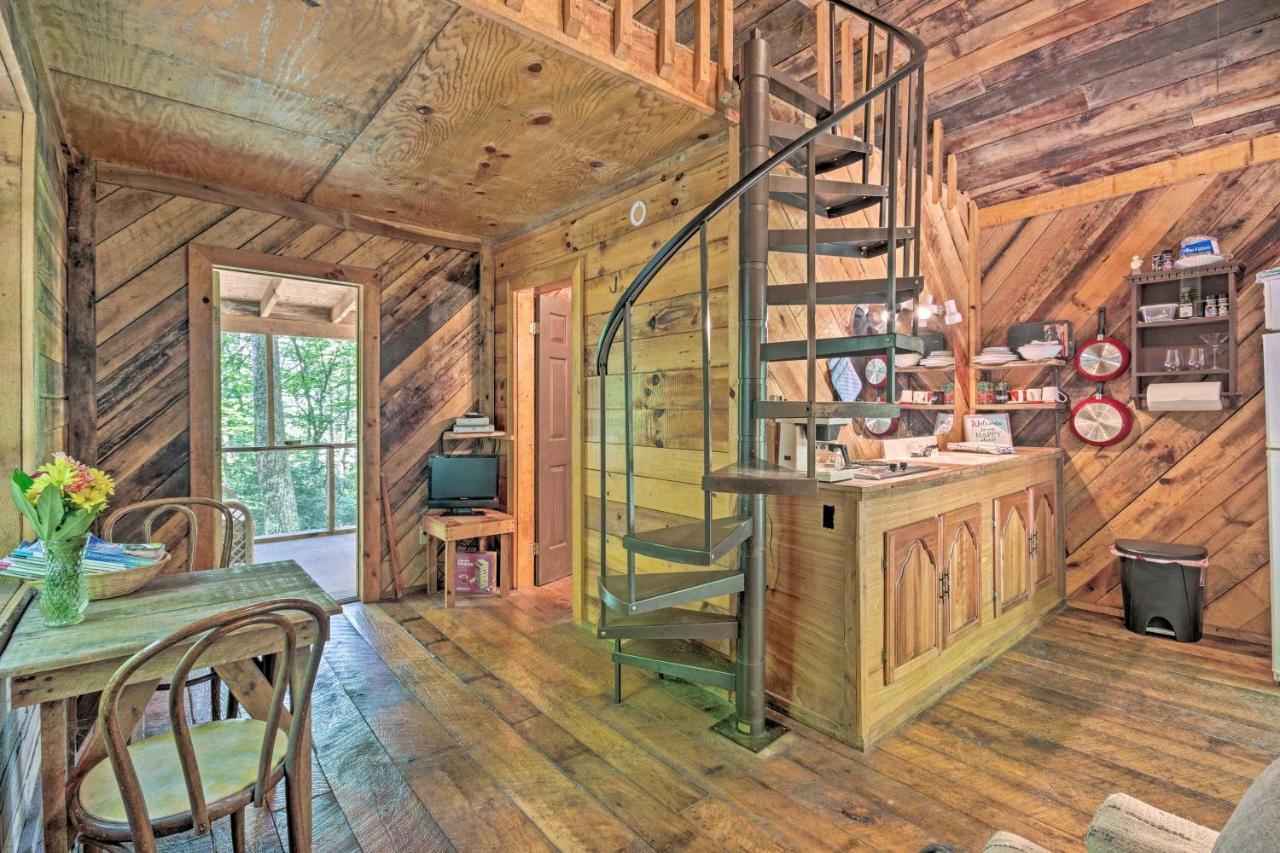 Creekside Cabin With Deck In Pisgah Forest! Barnardsville Экстерьер фото