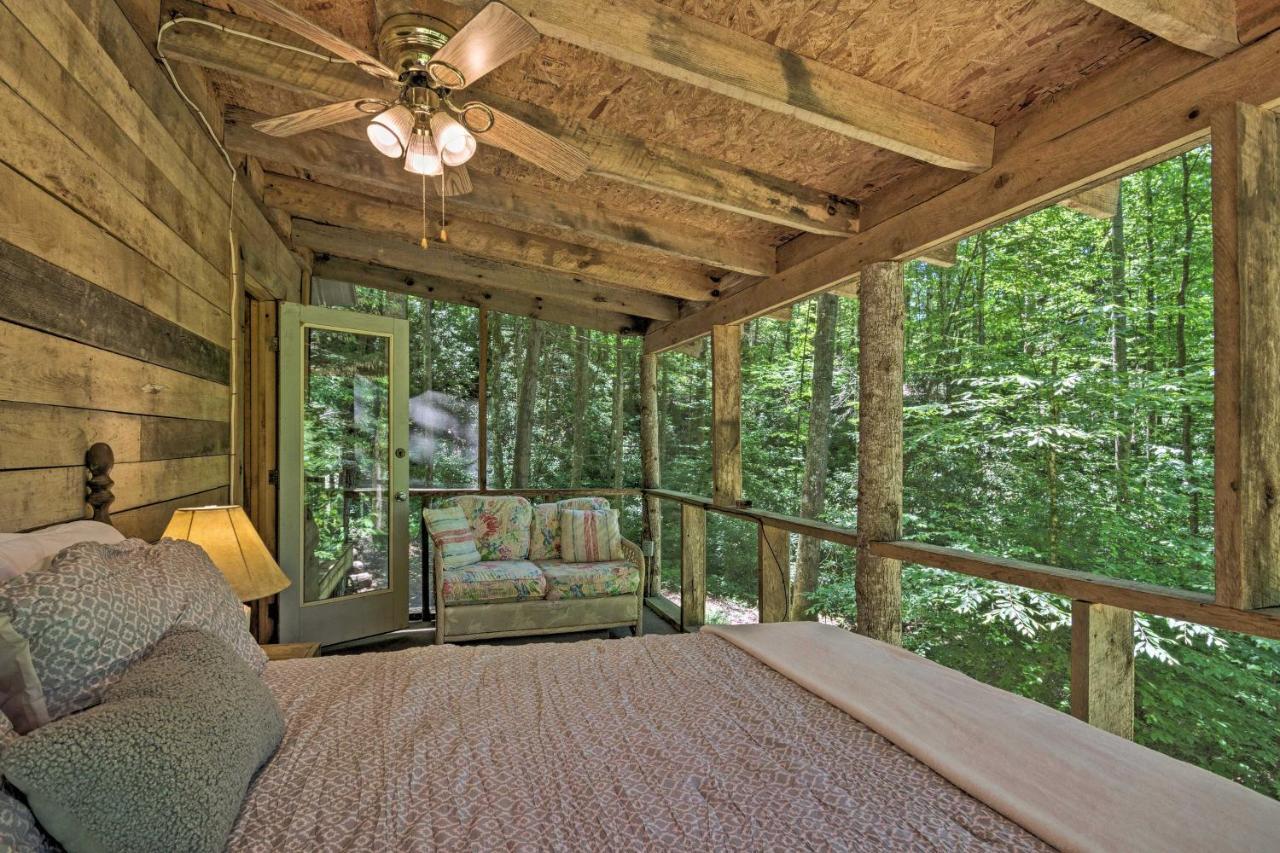 Creekside Cabin With Deck In Pisgah Forest! Barnardsville Экстерьер фото