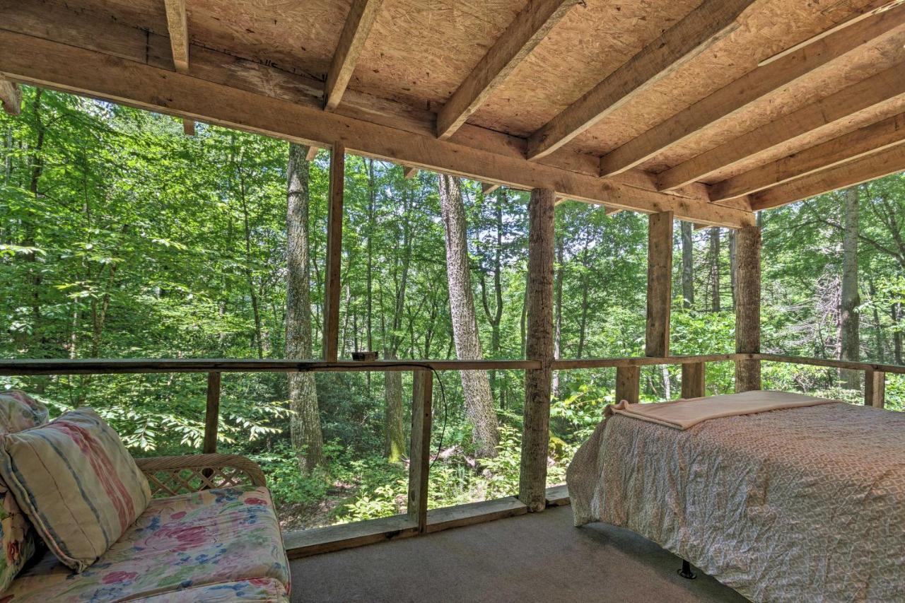 Creekside Cabin With Deck In Pisgah Forest! Barnardsville Экстерьер фото